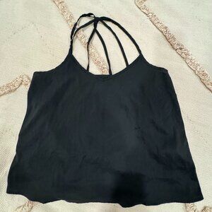 Hollister Women’s Black Strappy Cami Tank Top Size Medium